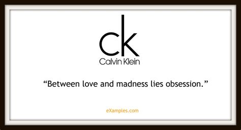 calvin klein tagline